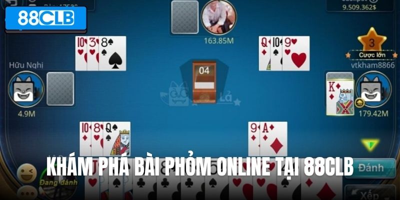 Khám phá bài phỏm online tại 88CLB